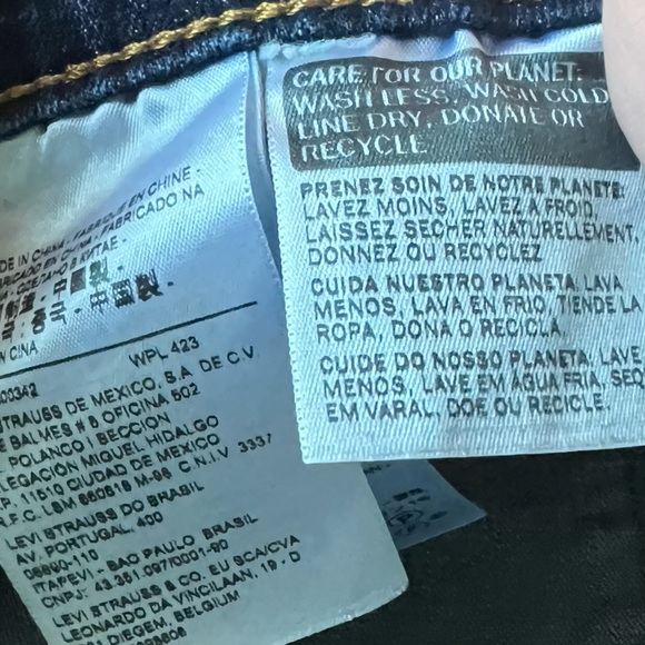 Levi’s classic straight jeans with stretch size 18 W great condition - Picture 5 of 11